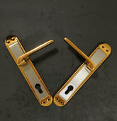 طقم أكرة تركي 708 سلندر ذهبي×فضي